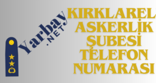 kırklareli askerlik şubesi telefon numarası