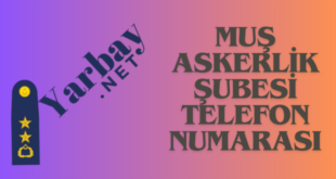 muş askerlik şubesi telefon numarası